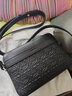 菲拉格慕（Ferragamo）男士黑色斜挎包 0763359 禮物送男友 曬單實(shí)拍圖