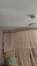 维美诗免安装蚊帐家用卧室2024新款上下床升降支架圆顶吊顶式儿童1.5米 杏色 1.5m床 实拍图