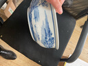 贛景 景德鎮(zhèn)陶瓷和面盆家用帶蓋加厚加高釉下彩不沾揉面發(fā)面盆大號碗 帶邊山水直徑30cm高12cm 帶玻璃蓋 曬單實(shí)拍圖