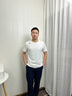 安踏t恤男短袖衣服運動(dòng)服飾籃球體恤夏季2024冰絲速干跑步男士健身裝 純凈白 L 曬單實(shí)拍圖