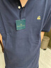 布克兄弟（BrooksBrothers）夏季男裝 刺繡logo 純棉上衣男 網(wǎng)眼短袖翻領(lǐng)T恤男 藏青Polo領(lǐng) L (建議75-85kg) 曬單實(shí)拍圖