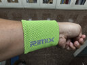 rimixRIMIX 騎行護腕吸汗籃球健身房跑步擦汗手巾運動(dòng)護具手腕冰感散熱 淺綠色（單只價(jià)） 曬單實(shí)拍圖