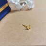 恩久黃金耳環(huán)女足金高級感耳骨釘新款迷你小巧耳釘養耳洞睡覺(jué)免摘 [單只]閃耀花耳釘(約0.18g) 曬單實(shí)拍圖
