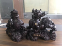 實(shí)木質(zhì)雕貔貅擺件桌面客廳喬遷辦公室開(kāi)業(yè)風(fēng)水招財鎮宅送禮工藝品 E黑檀木招財聚財貔貅【長(cháng)】 30cm 曬單實(shí)拍圖