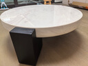 索瑞仕意式極簡(jiǎn)大理石客廳家用小戶(hù)型輕奢大小圓設計師款圓形茶幾組合 【100*100*30CM】+邊幾 大理石茶幾（默認發(fā)主圖色） 曬單實(shí)拍圖