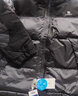 駱駝羽絨服男秋冬保暖加厚高蓬戶外極寒羽絨服外套女 4033A，極夜黑/幻影黑 ，女 M 曬單實拍圖