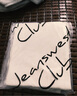 JEANSWEST CLUBT恤男純棉重磅五分袖加厚圓領(lǐng)短袖男夏季寬松休閑百搭上衣 曬單實拍圖