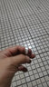 999足銀戒指女韓版磨砂活口男款食指指環(huán)適合手粗開口可調(diào)節(jié) 6mm面寬 開口可調(diào)節(jié) 曬單實(shí)拍圖
