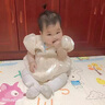 G.DUCKKIDS小黃鴨嬰兒夏裝衣服薄款新生女寶寶連體衣裙夏季公主中國(guó)風(fēng)旗袍包 裙子米色geaeqas 90cm 90碼建議1~2歲【 80-】cm 曬單實(shí)拍圖
