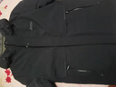 雅鹿棉衣男冬季加厚保暖連帽可拆羽男士棉絨服中老年爸爸冬裝上衣外套 黑色 XL 170【建議90-120斤】 曬單實拍圖
