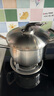 美瓏美利TOOL+系列湯鍋蒸鍋食品級不銹鋼燉煮鍋雙耳加厚燃氣電磁爐通用 314857|湯鍋20cm+蒸籠 20cm 曬單實拍圖