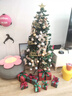 臻赟 圣誕樹(shù)家用加密1.5米發(fā)光套餐圣誕裝飾大型1.8/1.2米/2.1米套裝 金銀配色1.5米圣誕樹(shù)套餐 一米五 曬單實(shí)拍圖