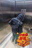 彪馬新款兒童冬季羽絨服連帽保暖時(shí)尚 黑色90001 165 曬單實(shí)拍圖
