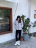 D.KED大鵝雪地靴女男冬季加絨加厚靴子防水防滑女鞋東北哈爾濱戶外棉鞋 白色（加絨款） 35 (225mm) 曬單實(shí)拍圖
