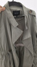 Olrain歐芮兒年夏裝女裝長(cháng)袖雙排扣軍綠色風(fēng)衣女中長(cháng)款氣質(zhì)收腰外套 綠色 XL 曬單實(shí)拍圖