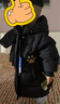 康博中小童兒童男童羽絨服中長款2024新款冬季男寶寶童裝外套過年服 黑 色 110 曬單實拍圖