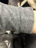千姿嬌媚保暖袖套女秋冬季加長(cháng)手袖套手臂套開(kāi)車(chē)男加厚胳膊護肘假手臂袖套 淺灰色(直筒款) 曬單實(shí)拍圖