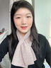 Acuc圍巾冬季女純羊毛短款高級感針織圍脖秋冬天女士純色韓系2024新款 燕麥色 曬單實(shí)拍圖