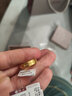 六福珠寶結婚禮物 足金承諾黃金戒指情侶實(shí)心戒 計價(jià) 約7.31克-男款 曬單實(shí)拍圖