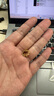 中國黃金（CHINA GOLD）黃金耳釘女碎碎冰金耳環(huán)素金耳圈飾情人節實(shí)用生日禮物送女友媽媽 【代寫(xiě)賀卡】足金碎碎冰耳圈【一對】約2.1g 曬單實(shí)拍圖