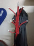 米丹奇 欧式衣帽架落地简约现代门厅卧室铁艺立式大衣架网红大理石底座 磨砂红（30CM大理石） 实拍图