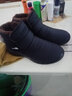 回力棉鞋冬季男士雪地靴加絨加厚中老年爸爸老北京戶(hù)外抗寒保暖靴子男 黑色男【加厚保暖】 40 曬單實(shí)拍圖