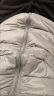 南极人羽绒服男轻薄款秋冬季新款冬装男士外套男纯色大码上衣服男装袄子 1800银灰色【连帽款】 XXL/180 实拍图