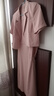 凡琴氣質(zhì)通勤西服吊帶連衣裙兩件套優(yōu)雅短袖西裝裙套裝 淺粉色 M 曬單實拍圖