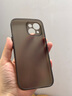 世韓適用蘋果15手機(jī)殼iPhone15保護(hù)套半透明磨砂超薄全包防摔防指紋純色高端男女款親膚TPU軟殼透黑色 曬單實(shí)拍圖