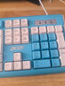 宏碁（acer）鍵盤(pán) 靜音設計 機械手感薄膜有線(xiàn)游戲背光發(fā)光臺式電腦筆記本辦公鍵盤(pán)鼠標 OKBOAO鍵盤(pán)+鼠標（白深藍）無(wú)光 曬單實(shí)拍圖
