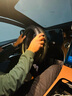 阪馳 適配奔馳方向盤(pán)套E級E260L E300 C級C200L C180 GLC GLA汽車(chē)把套 D形【經(jīng)典款-左右透氣孔】 曬單實(shí)拍圖