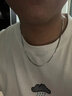 栢啟歆鈦鋼鎖骨鏈蛇骨鏈男潮流小眾設(shè)計(jì)感鏈條項(xiàng)鏈女百搭高級感配飾飾品 方蛇骨鏈-55cm 曬單實(shí)拍圖