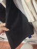 唐謎女裝西裝短裙女夏季2025新款防走光半身裙高腰顯瘦百搭a字包臀裙 黑色【毛呢料】 厚款 L (28) 曬單實(shí)拍圖