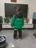 雪中飛【雙面穿】兒童羽絨服冬季輕薄男女童面包服羽絨服橄欖灰綠130cm 曬單實拍圖