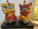 翊珗（YIXIAN）醒獅擺件舞獅石灣公仔陶瓷非遺裝飾工藝品定制高端商務(wù)伴手禮品 恭喜發(fā)財(cái)禮盒裝【順豐快遞】 曬單實(shí)拍圖