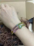 鉑帝亞【璽靈】巴西老礦彩虹碧璽手串收藏貓眼碧玉手鏈女 6mm 曬單實(shí)拍圖