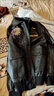 夏冰妮夾克外套男士皮衣男修身帥氣刺繡秋冬季新款翻領(lǐng)加絨飛行員機車(chē)服 黑色(不加絨款) 2XL 曬單實(shí)拍圖