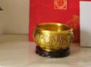 天祥緣黃銅聚寶盆擺件黃銅米缸招存錢(qián)罐客廳家用財實(shí)心加厚銅盆銅缸大號 10號五福聚寶盆【實(shí)心加厚】 曬單實(shí)拍圖