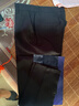 軒萊雅（XUANLAIYA）休閑褲男修身小腳九分小西褲男韓版商務正裝直筒西裝長褲子男 黑色九分 30 曬單實拍圖
