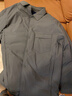 諾帝卡（NAUTICA）男裝秋冬新款防輕潑水襯衫領(lǐng)內充80鴨絨羽絨服JE4452 深碳灰01C L 曬單實(shí)拍圖