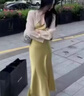 北杳女士夏季真絲防曬衣桑蠶絲防曬衣女士襯衫夏季新款法式上衣高級感 杏色上衣 S 曬單實拍圖