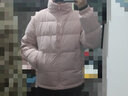 鴨鴨（YAYA）王一博同款90鵝絨羽絨服女冰殼系列三合一城市輕戶(hù)外冬季保暖外套 冰藍(lán)色 165/84A(S) 曬單實(shí)拍圖