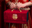 狮洛德 礼金盒彩礼盒10万订婚布置钱箱结婚礼金箱首饰盒 实拍图