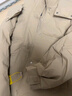 三彩大碼女裝2024冬季新款狐貍大毛領(lǐng)連帽長款羽絨服寬松御寒胖MM 橘粉色 M 160/88B 曬單實(shí)拍圖