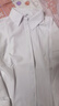 修身長(cháng)袖襯衫女2025新款工作服氣質(zhì)職業(yè)裝正裝通勤上衣 白色明扣長(cháng)袖【高品質(zhì)不透】 3XL 【推薦130-140斤】 曬單實(shí)拍圖