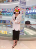 LISCN雪紡小西裝外套女薄款新款夏季休閑時(shí)尚高級(jí)感中長(zhǎng)款職場(chǎng)通勤穿搭 白色 M 100一125斤 曬單實(shí)拍圖