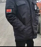 曦雁保安服冬裝棉服大衣中長(cháng)款斜紋黑色執勤棉衣加厚套裝毛領(lǐng)2025款新 曬單實(shí)拍圖
