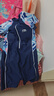 李寧（LI-NING）兒童泳衣女童連體平角沖浪服舒適透氣海邊溫泉泳裝721 藏青 150 曬單實(shí)拍圖