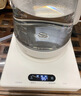 小坐覓壺玻璃煮茶器底部上水全自動(dòng)電熱水壺家用燒水壺泡茶專(zhuān)用煮茶器 木棉白 曬單實(shí)拍圖