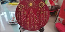 加大號朱砂山海鎮擺件招財進(jìn)寶銅鏡石敢當客廳大門(mén)玄關(guān)桌面工藝品 朱砂描金款-約長(cháng)22cm重1200g 曬單實(shí)拍圖